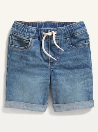 Unisex Functional Drawstring 360&#xB0; Stretch Pull-On Jean Shorts for Toddler | Old Navy (US)