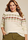 Plus Size Fall Jacquard Pumpkin Sweater | Maurices