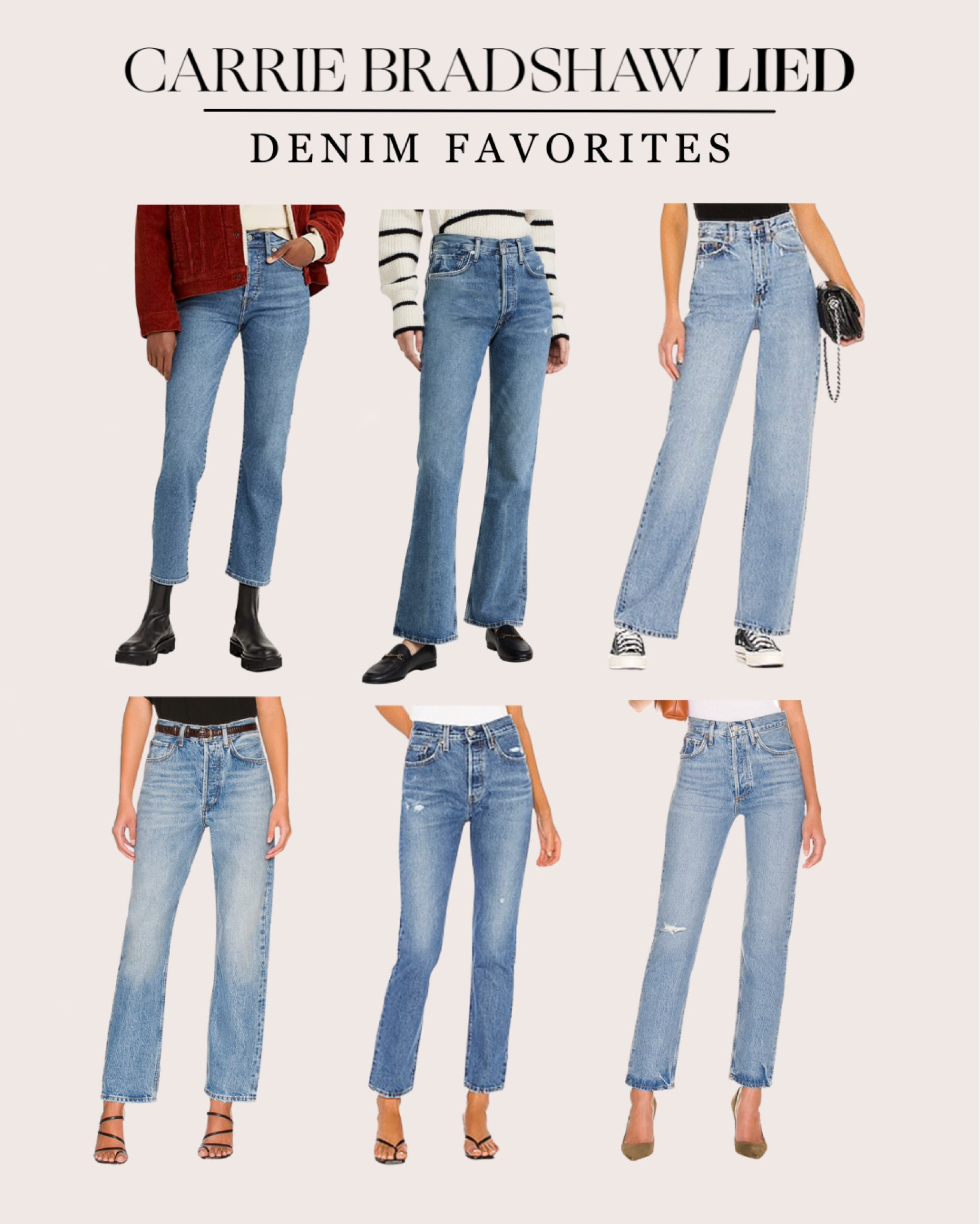 Blue jean favorites for this fall - thank wise leg and straight leg denim options  

#LTKSeasonal