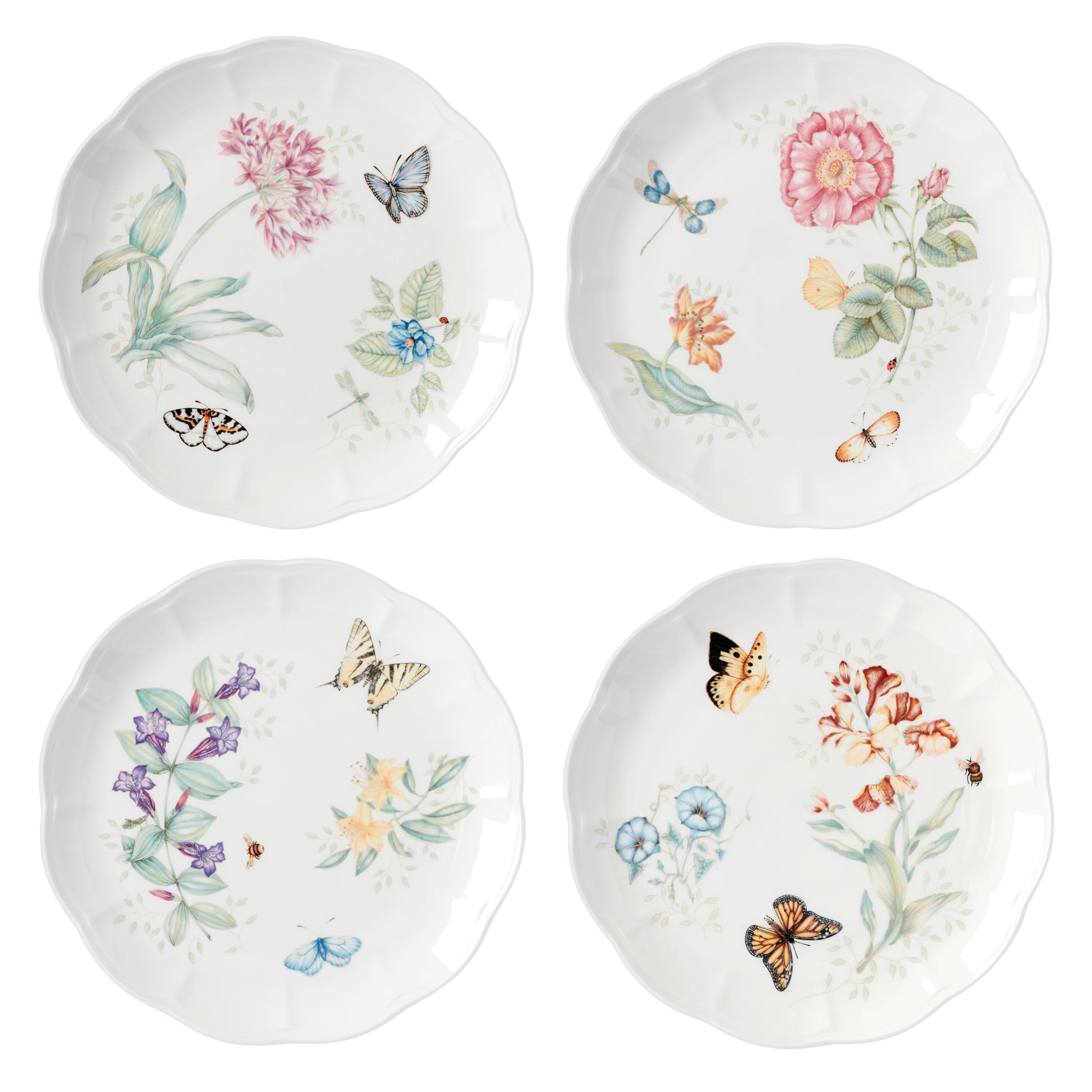 Butterfly Meadow Dinner Plates (Set of 4) | Wayfair North America