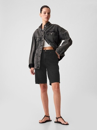 9" High Rise Bermuda Denim Shorts | Gap (US)
