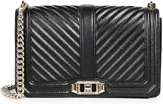 Rebecca Minkoff Women's Chevron Love Cross Body Bag | Amazon (US)