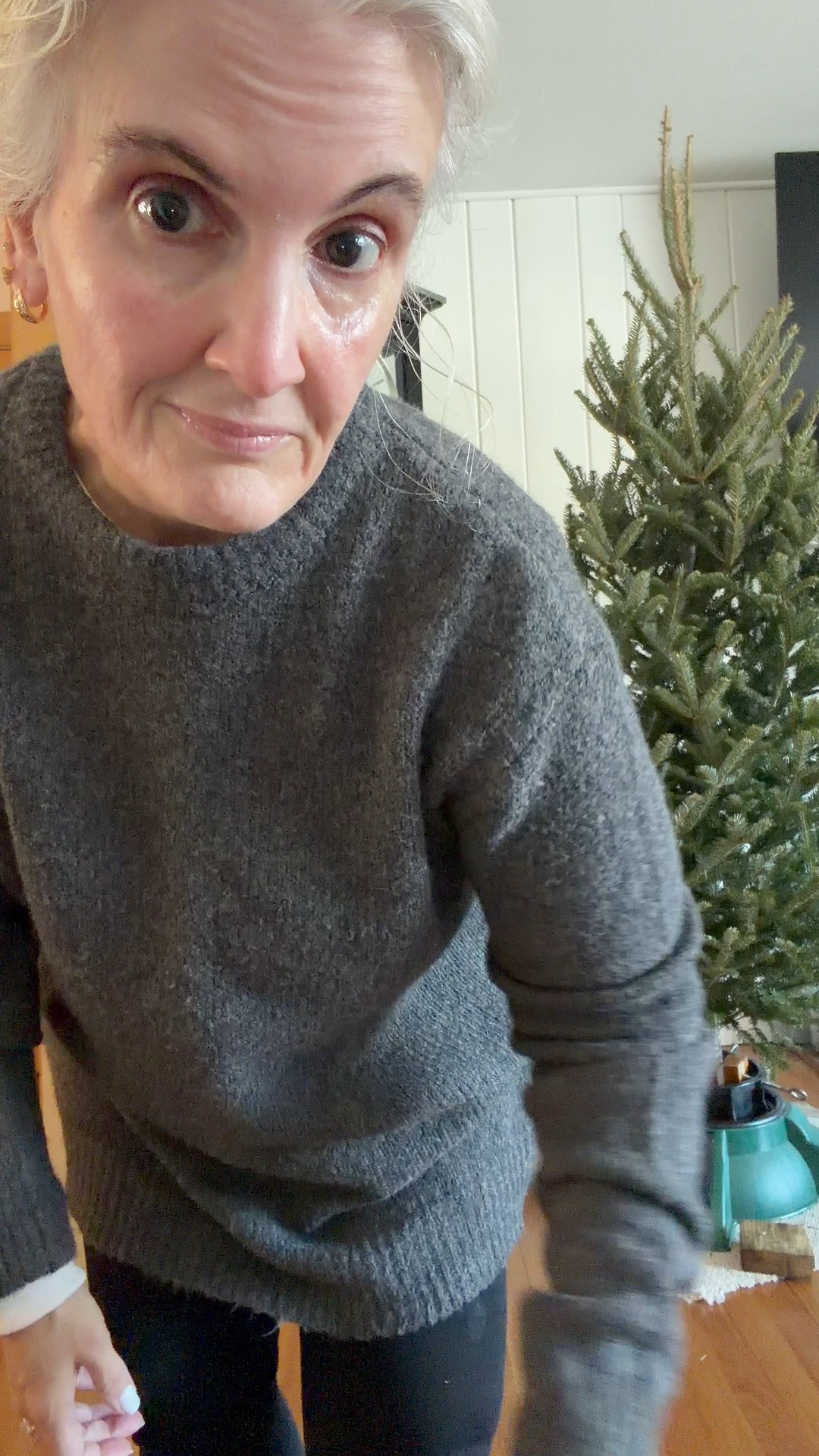 Nothing like a men’s oversized sweater . My fav clogs and ribbed tee 

#LTKOver40 #LTKMidsize #LTKPlusSize