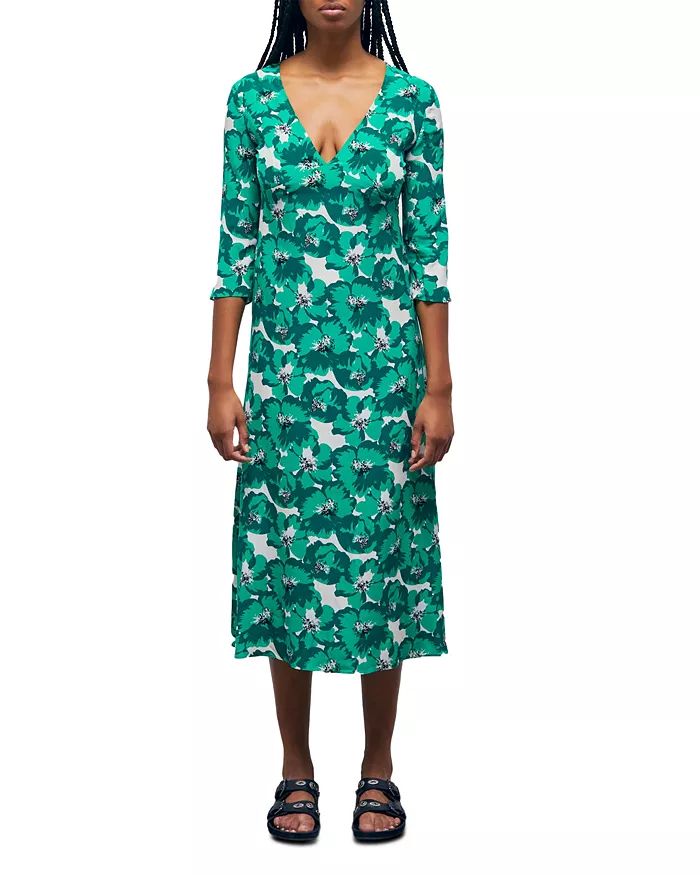 The Kooples Summer Party Silk Midi Dress Back to results -  Women - Bloomingdale's | Bloomingdale's (US)