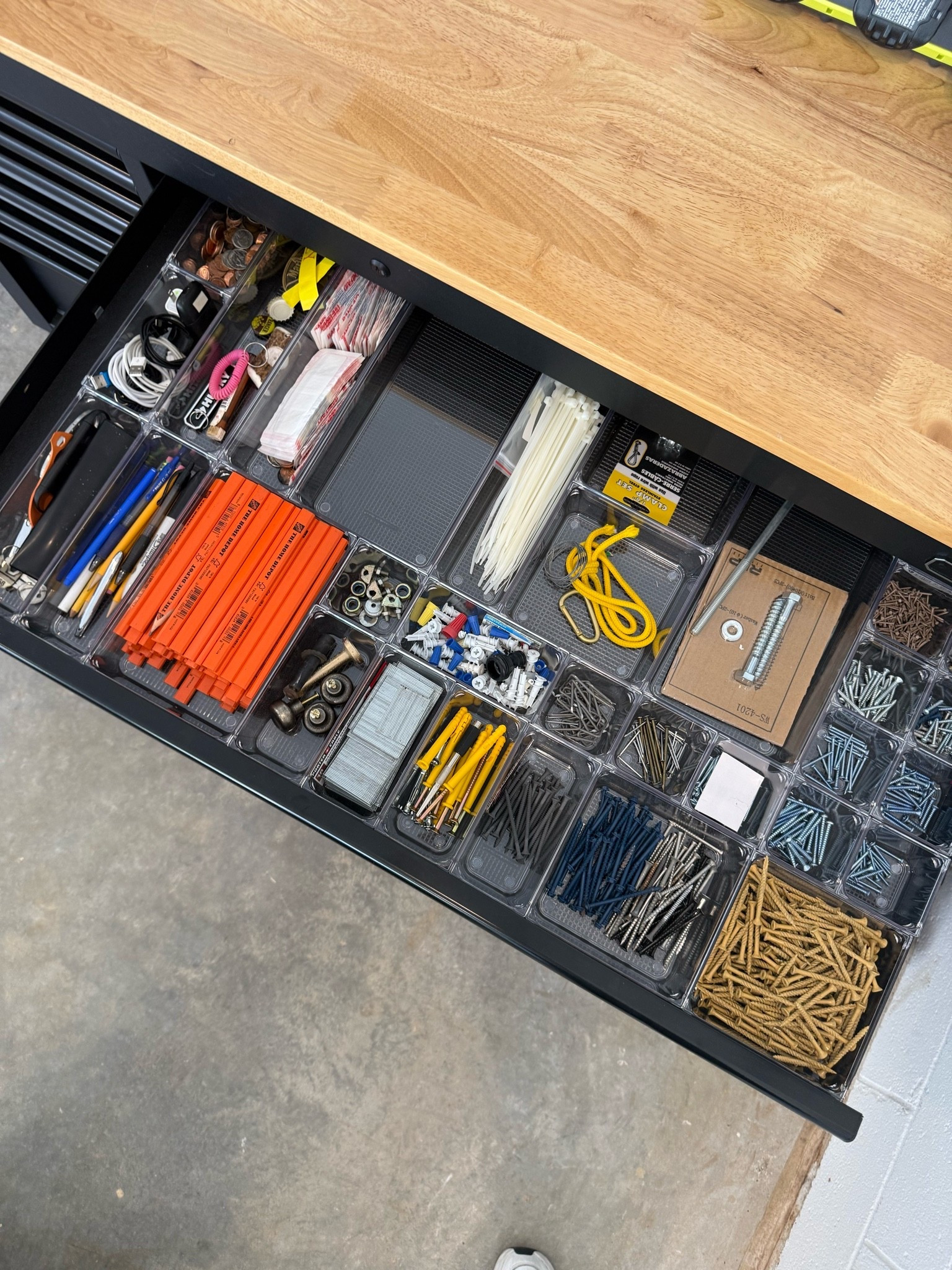 The tool cabinet after we got involved. 😂🔧

We gave everything a designated home so it's easier to see what you have, find what you need, and put it back when you’re done. 🙌

Because sometimes the problem isn't that you need more storage...you just need a better system and we can help you get there!

DM us "GARAGE" to start creating a garage that works for you.