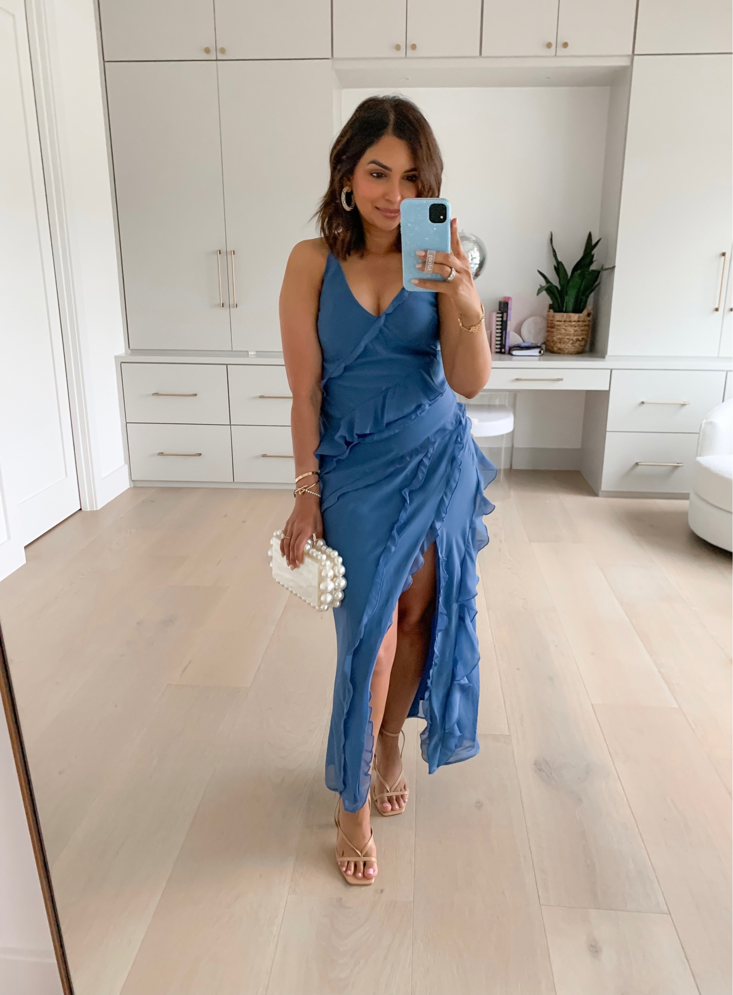 This cascading ruffle maxi dress from Abercrombie is so cute as a wedding guest dresses! Comes in black as well. Wearing size XS Petite. Use stackable code AFNASREEN for 15% off!

#LTKSeasonal #LTKwedding #LTKstyletip