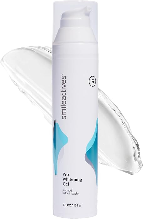 Smileactives Teeth Whitening Gel Hydrogen Peroxide for All Toothpaste 3.8oz | Amazon (US)