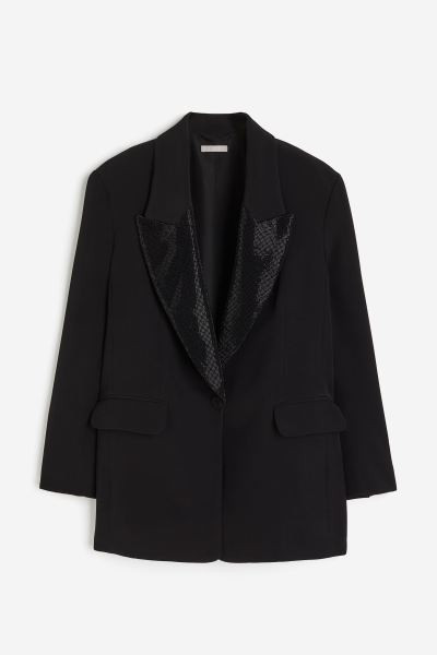 Rhinestone-embellished Jacket | H&M (US + CA)
