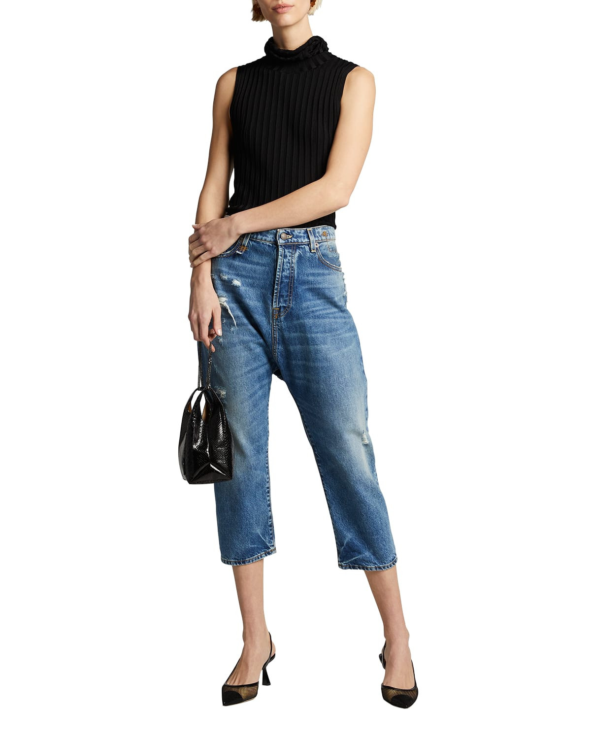 Tailored Drop Jean | Neiman Marcus