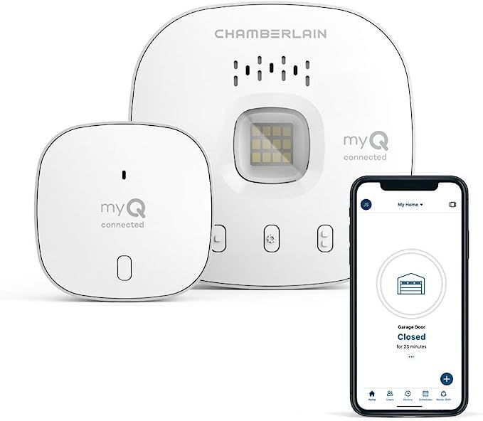 myQ Chamberlain Smart Garage Control - Wireless Garage Hub and Sensor with Wifi & Bluetooth - Sma... | Amazon (US)