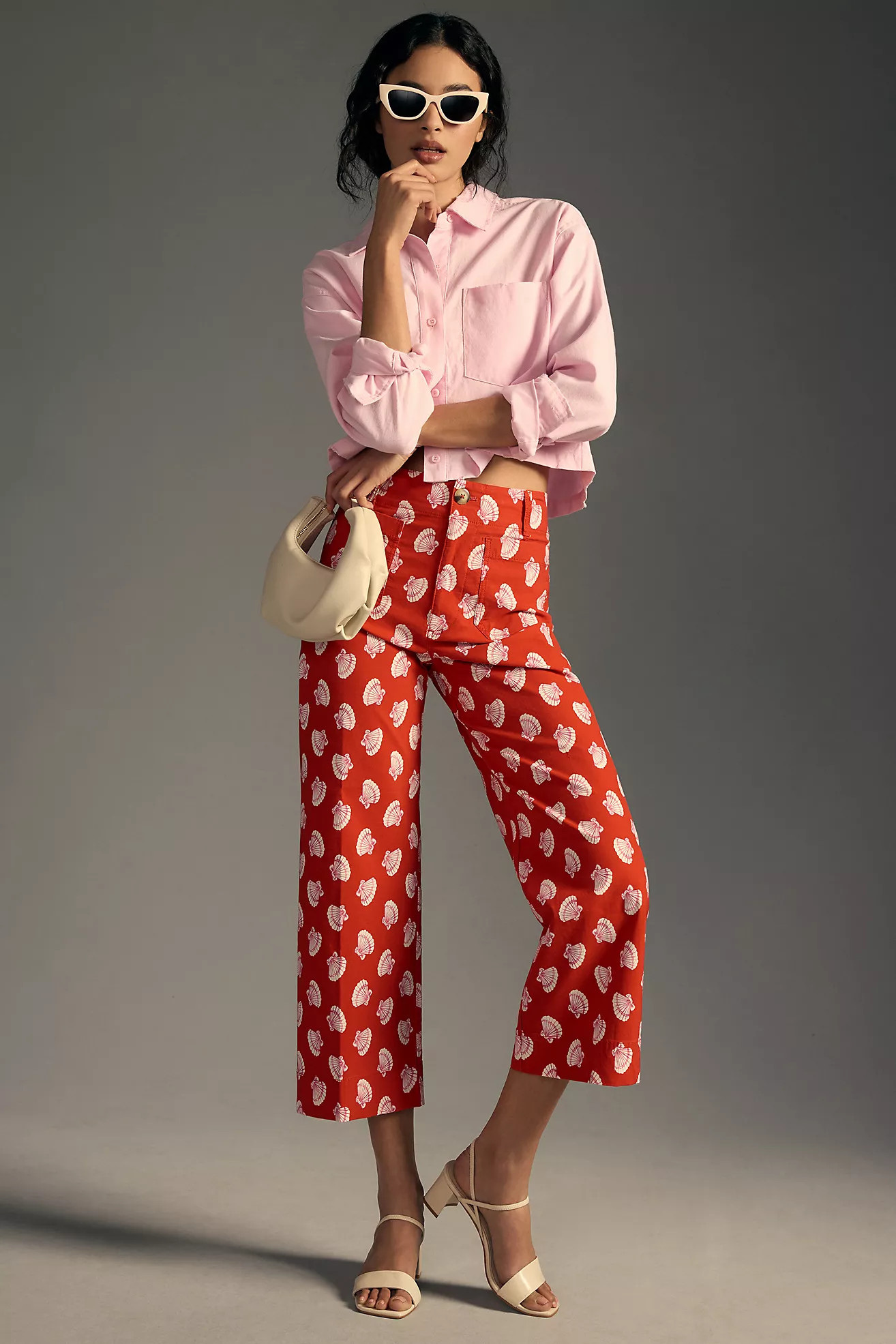 The Colette Cropped Wide-Leg Pants | Anthropologie (US)
