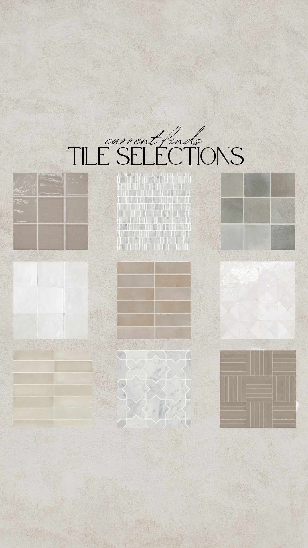 Subway tile, zellige tile, glossy tile, matte tile, white tile, brown tile, gray tile

#LTKSaleAlert #LTKSeasonal #LTKHome