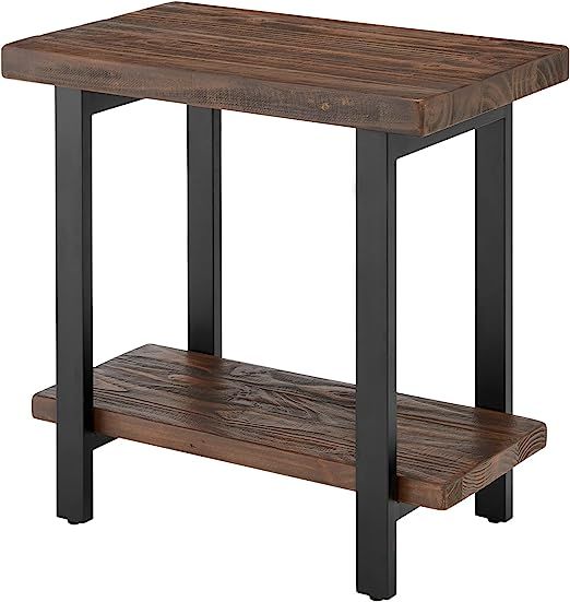 Alaterre Furniture Pomona 26"H Reclaimed Wood Counter Height Stool w/ Metal Legs, Natural Finish,... | Amazon (US)