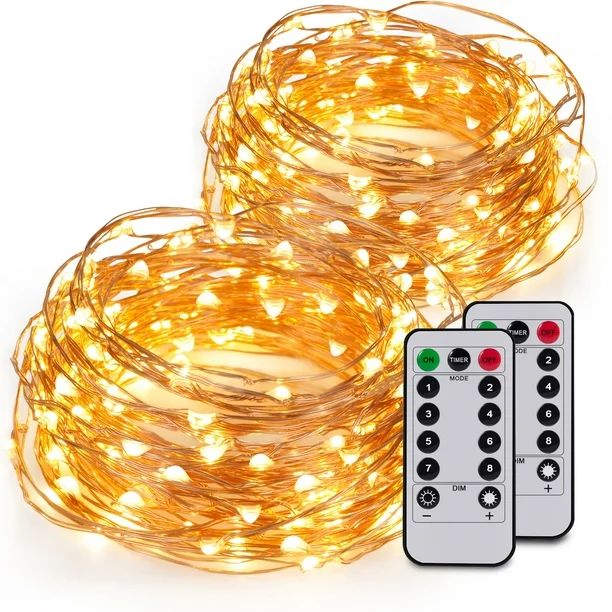 60 Leds light with Remote Control of 8 Modes Waterproof Decorate for Festival Days - Walmart.com | Walmart (US)