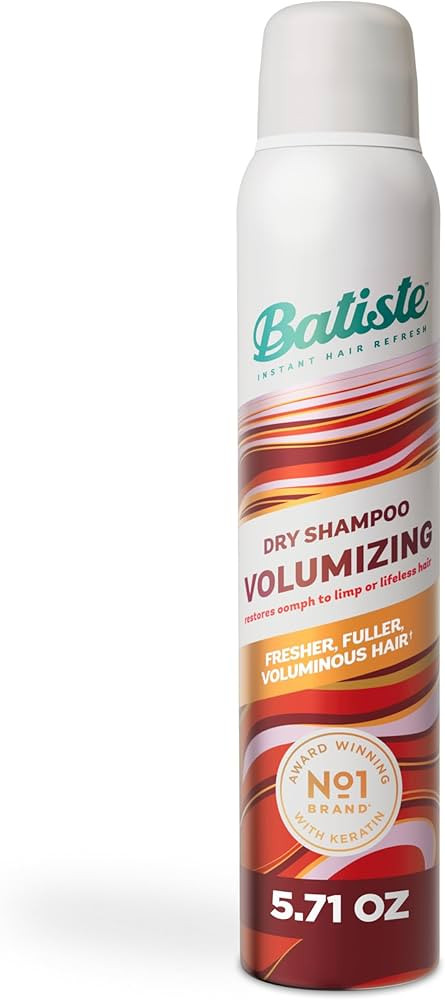 Batiste Dry Shampoo, Volumizing, Refresh Hair and Absorb Oil Between Washes, Waterless Shampoo fo... | Amazon (US)