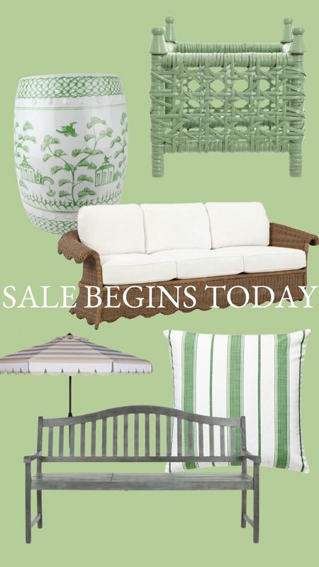 The largest Chairish sale begins today! Here are the outdoor furniture and decor pieces that caught my eye. The small green planter is only $45! 

#LTKhome #LTKsalealert #LTKSeasonal