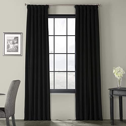 HPD Half Price Drapes Signature Velvet Blackout Curtains For Bedroom 50 X 108 (1 Panel), VPCH-194007 | Amazon (US)