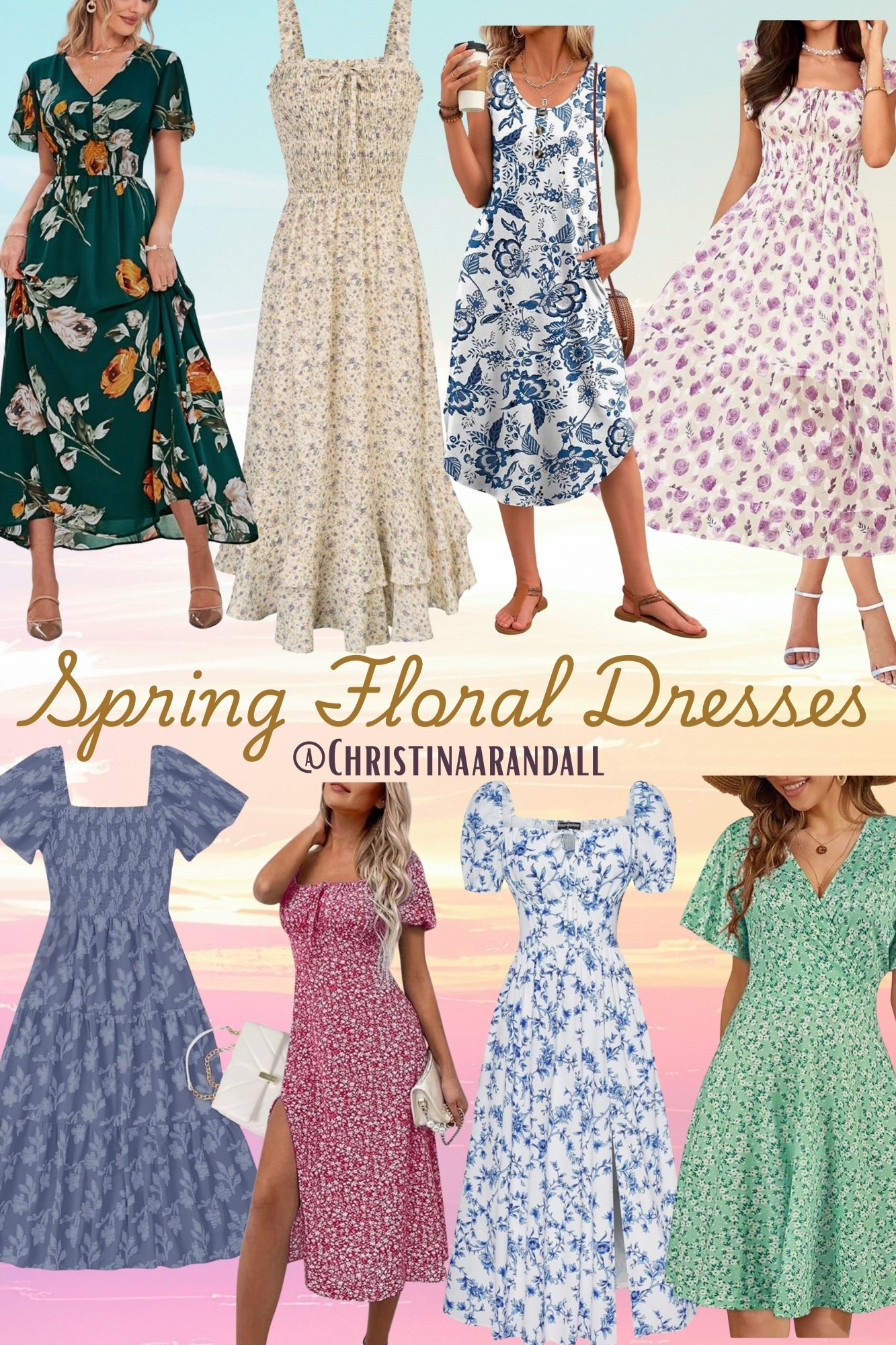 Spring is on the way which means dresses for dayyyyyyys! I personally love florals with square necklines and puff sleeves 😍 but whatever style you like, Amazon has great affordable options! 

#LTKSpringSale #LTKMidsize #LTKOver40