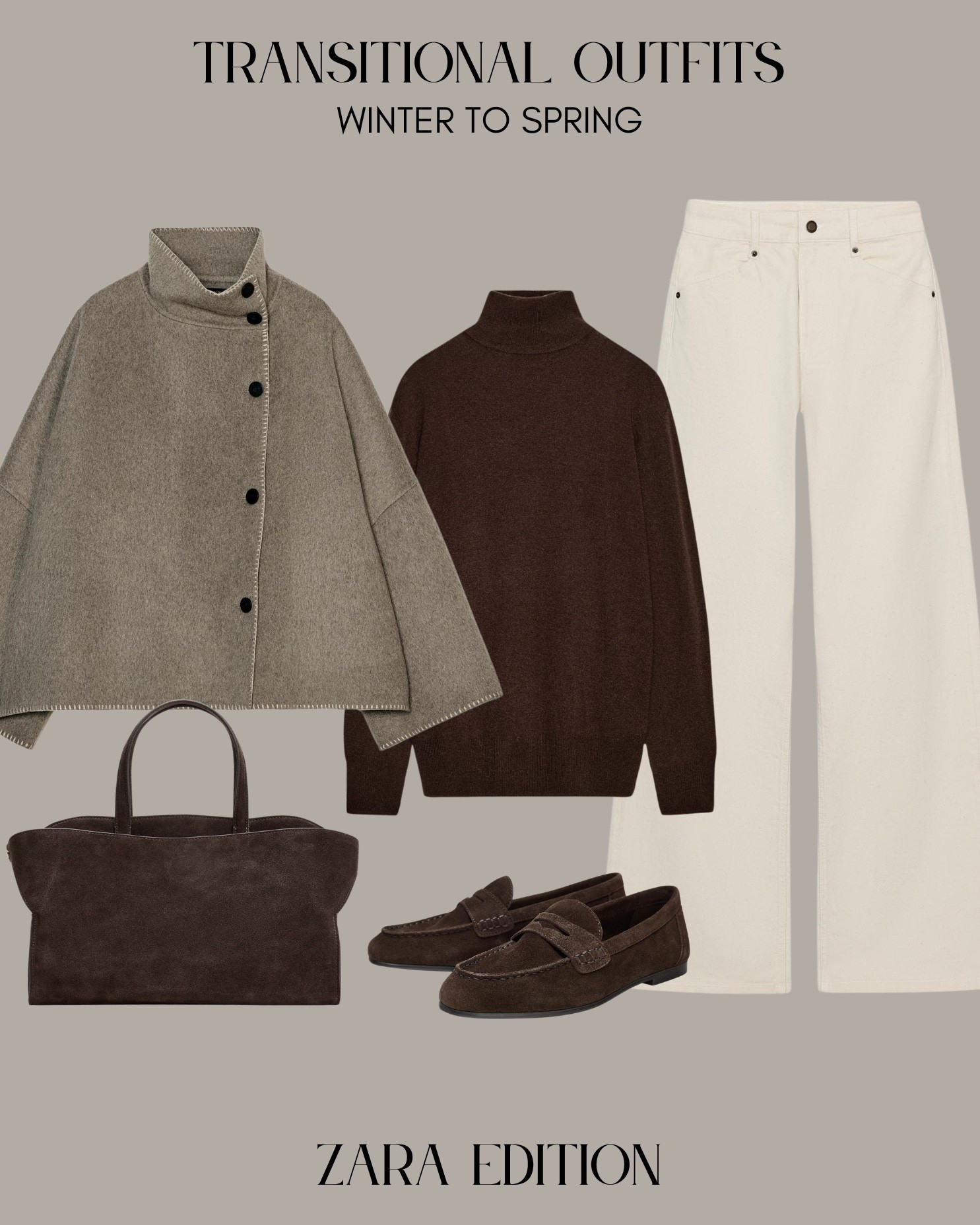 It’s usually around this time of year that I start thinking about transitional outfits for when we move in to Spring.
Here I’ve created some transitional looks with new-in pieces from Zara. 

#LTKeurope #LTKspring #LTKuk