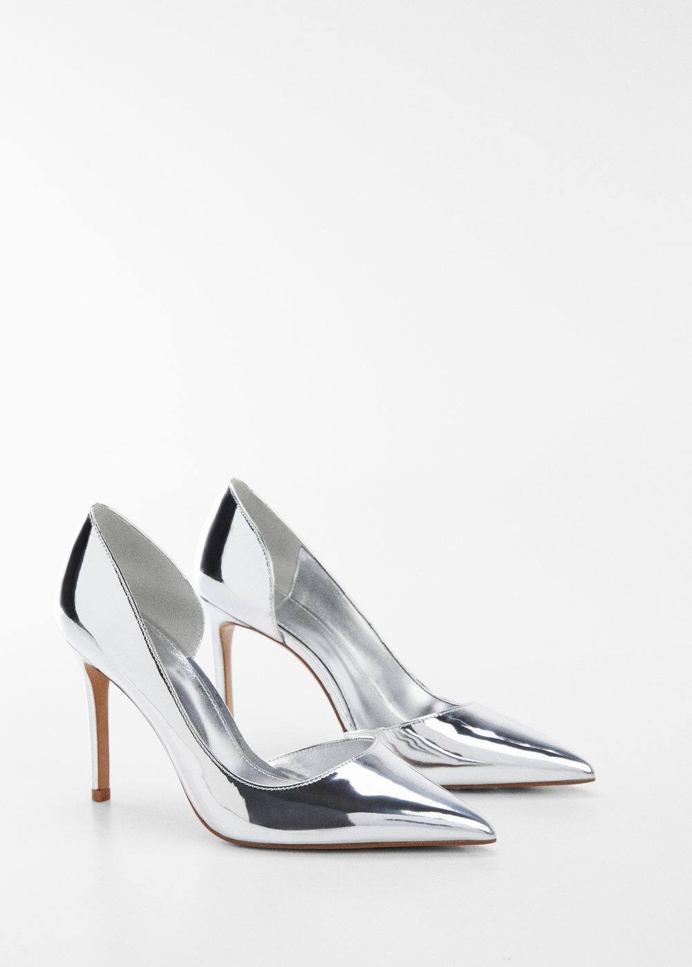 Asymmetrical heeled shoes -  Women | Mango United Kingdom | MANGO (UK)