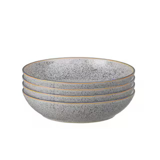 Denby Studio Grey Stoneware 13.52 fl. oz. Pasta Bowl (Set of 4) STG-052G/4 - The Home Depot | The Home Depot