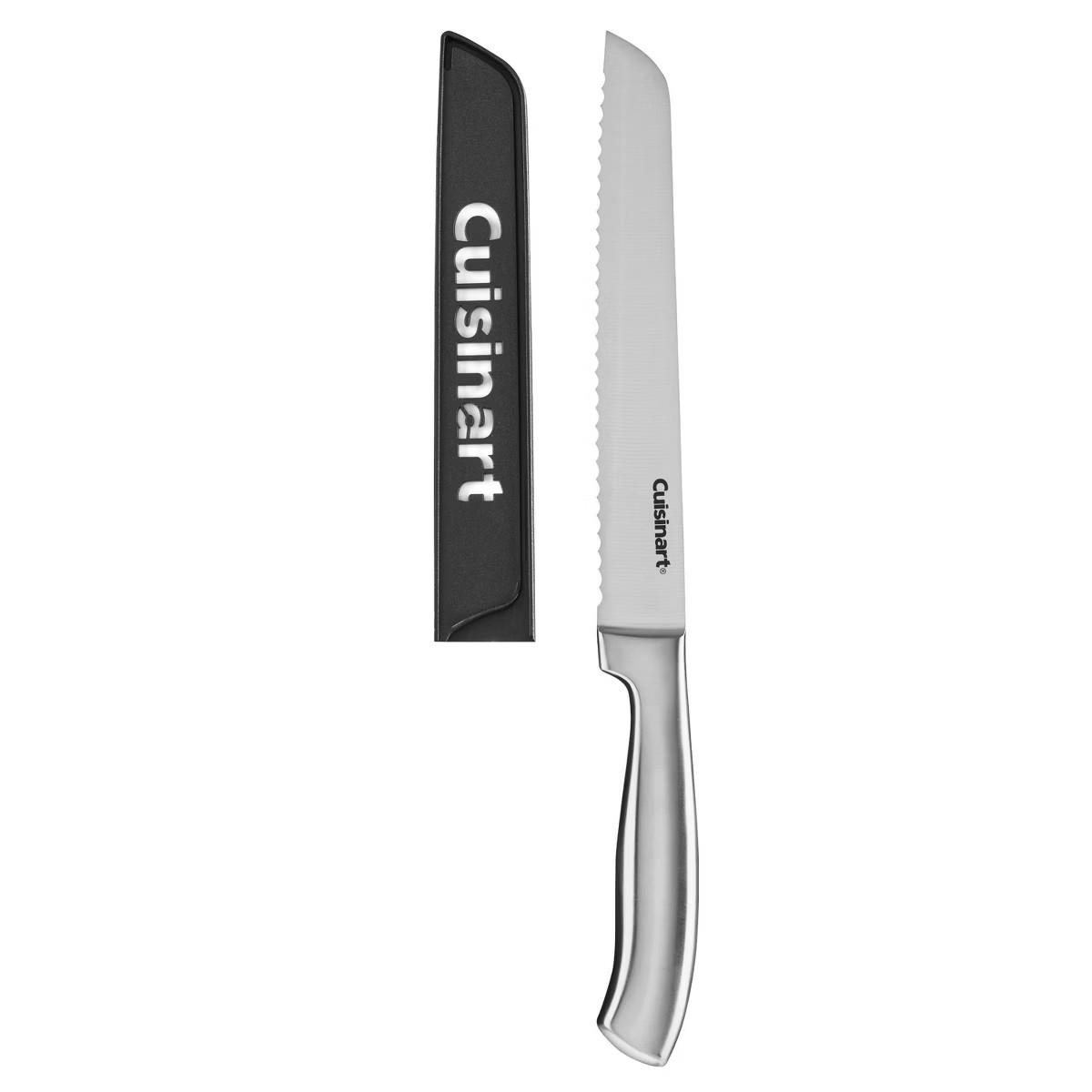 Cuisinart Classic 8" Stainless Steel Bread Knife with Blade Guard - C77SS-8BD2: Serrated, Rust-Re... | Target