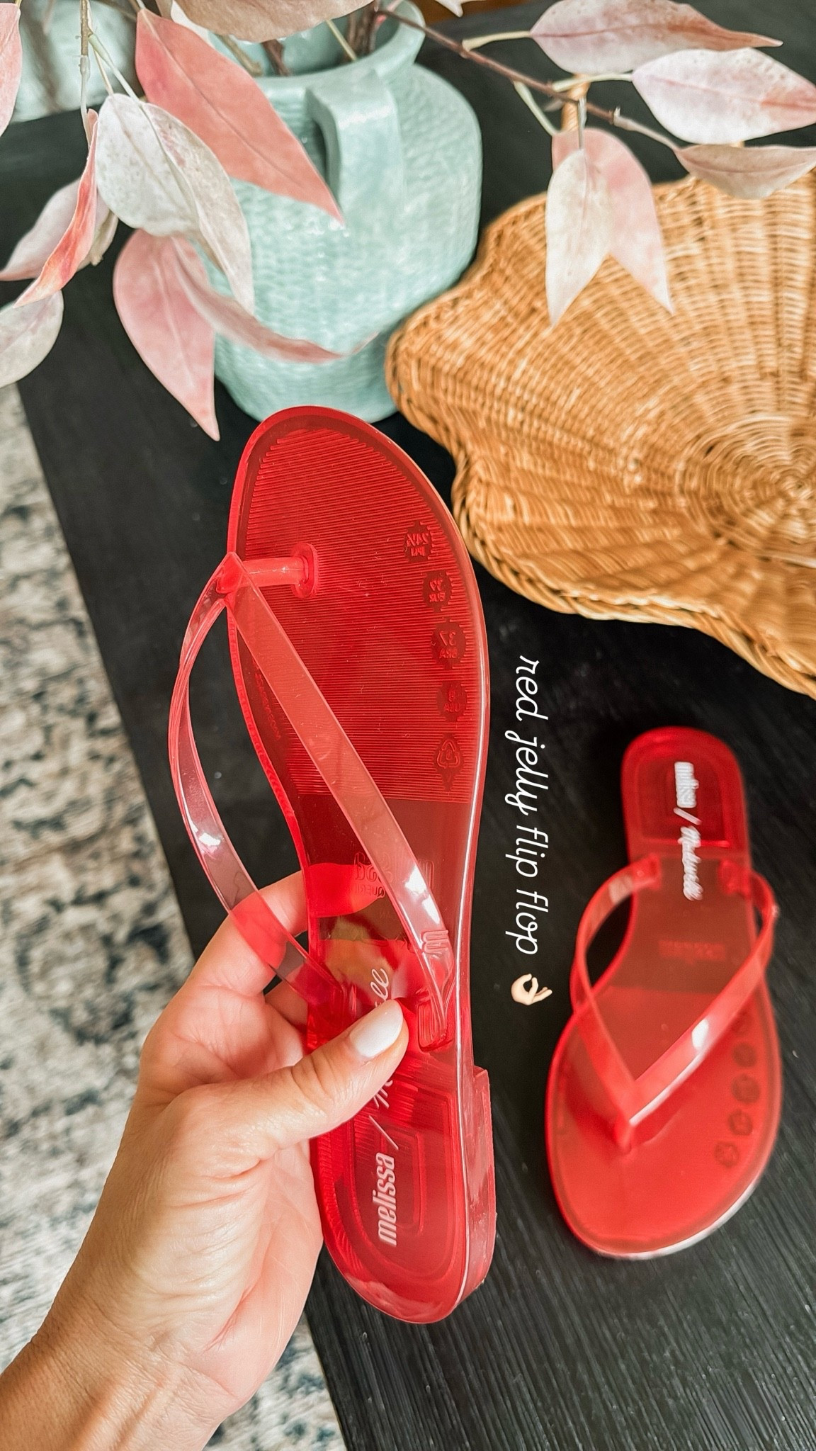 Classic flip flop in a fun red jelly option. 
5 color options   TTS
Red flip flops. Wear with everything!

#LTKmomlife #LTKgrwm #LTKSeasonal