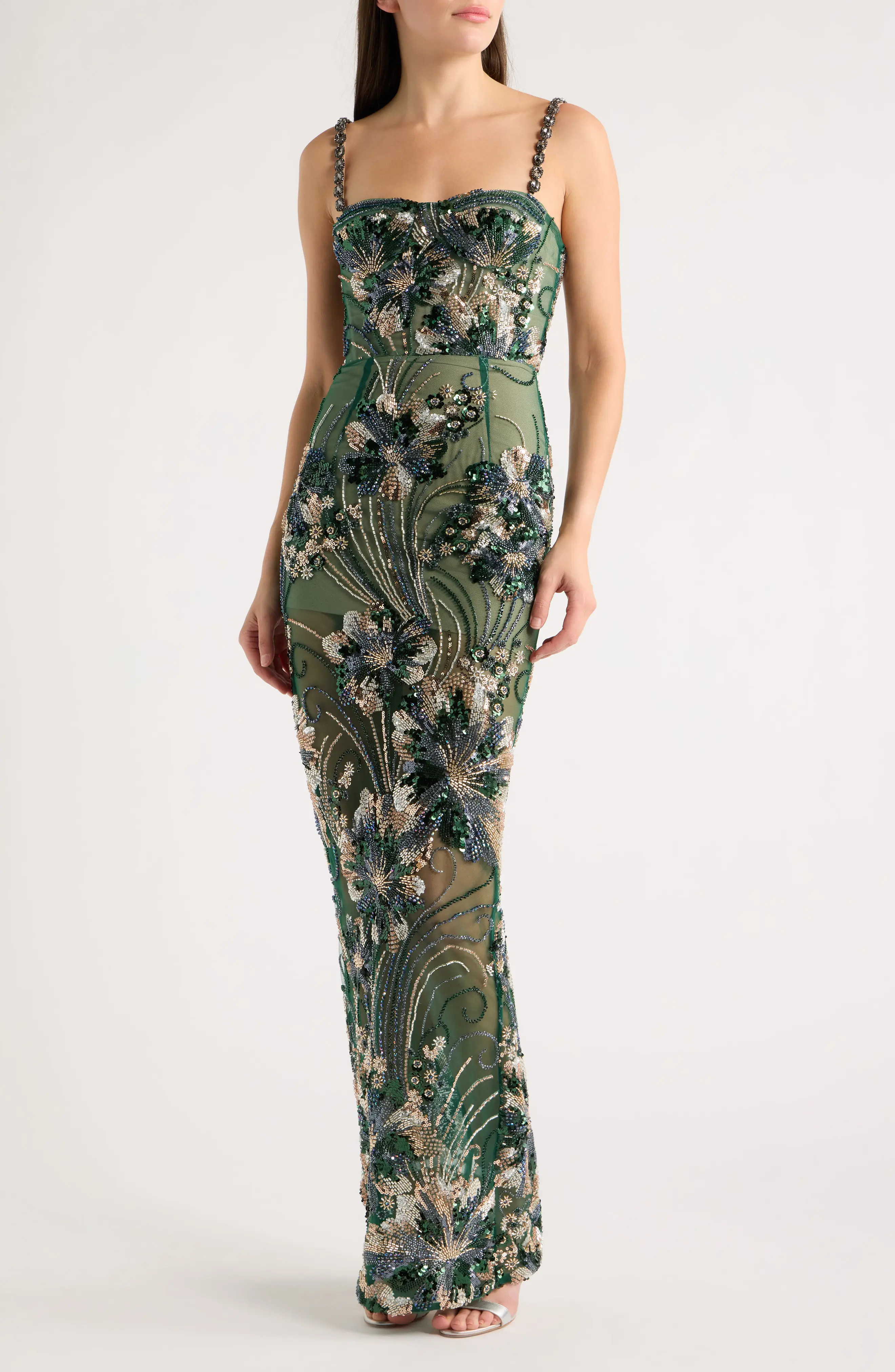 BRONX BANCO Embellished Column Gown (Women) | Nordstrom | Nordstrom