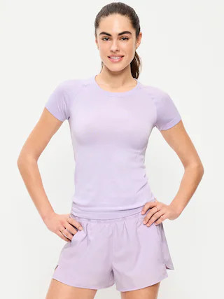 Fluid Seamless Fitted T-Shirt | Old Navy (US)