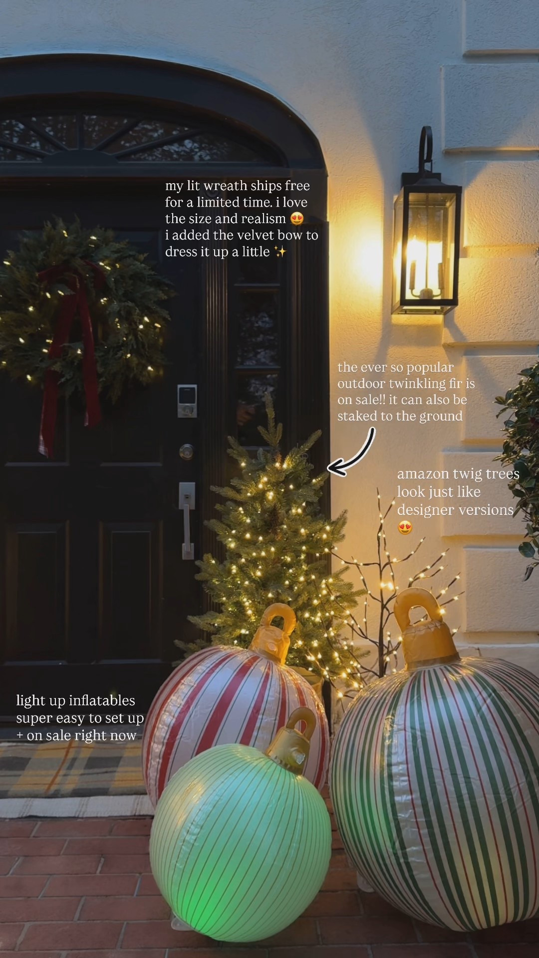 entryway decor, holiday front porch, christmas porch 

#LTKHoliday #LTKSaleAlert #LTKHome