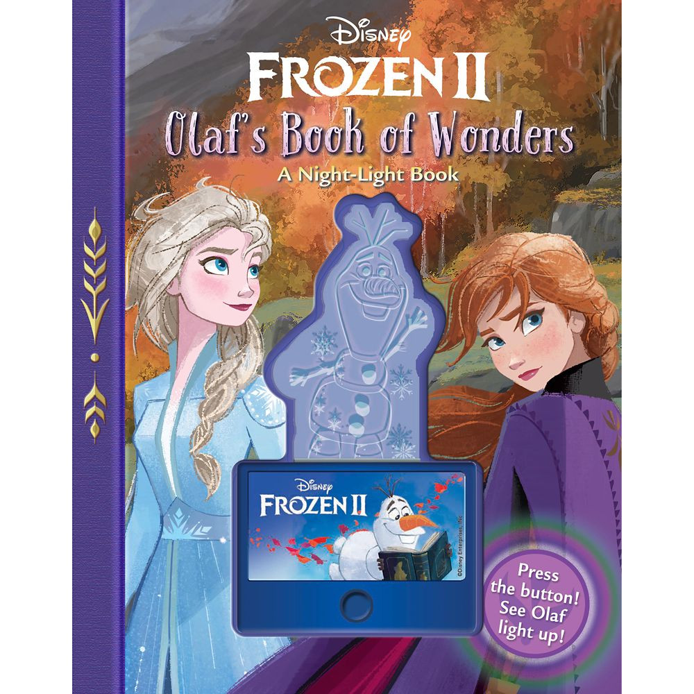Frozen 2: Olaf's Book of Wonders – A Night-Light Book | Disney Store