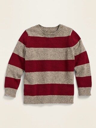 Rugby-Stripe Crew-Neck Sweater for Toddler Boys | Old Navy (US)