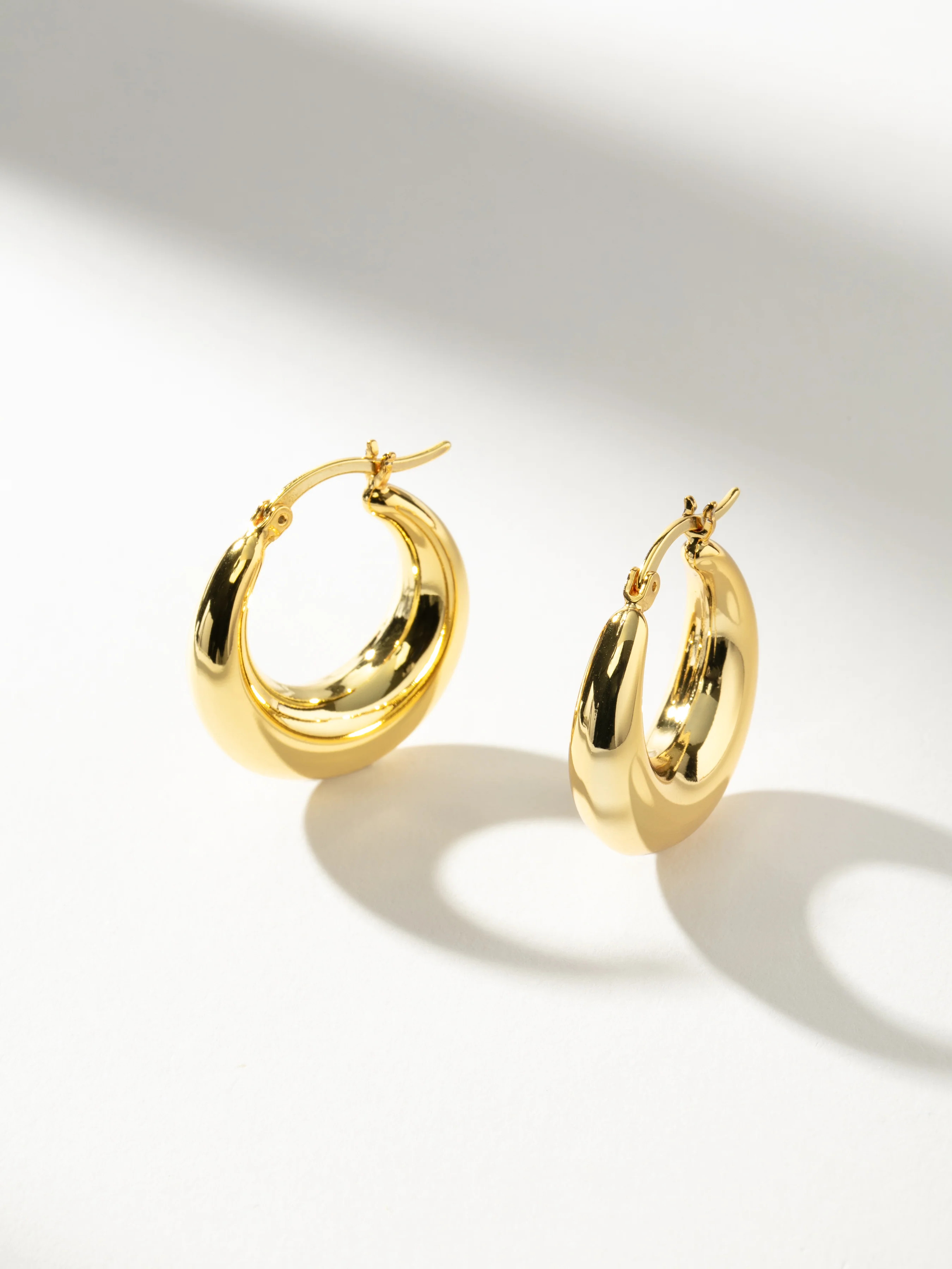 Rare Bold Statement Hoop Earrings in Gold | Uncommon James | Uncommon James