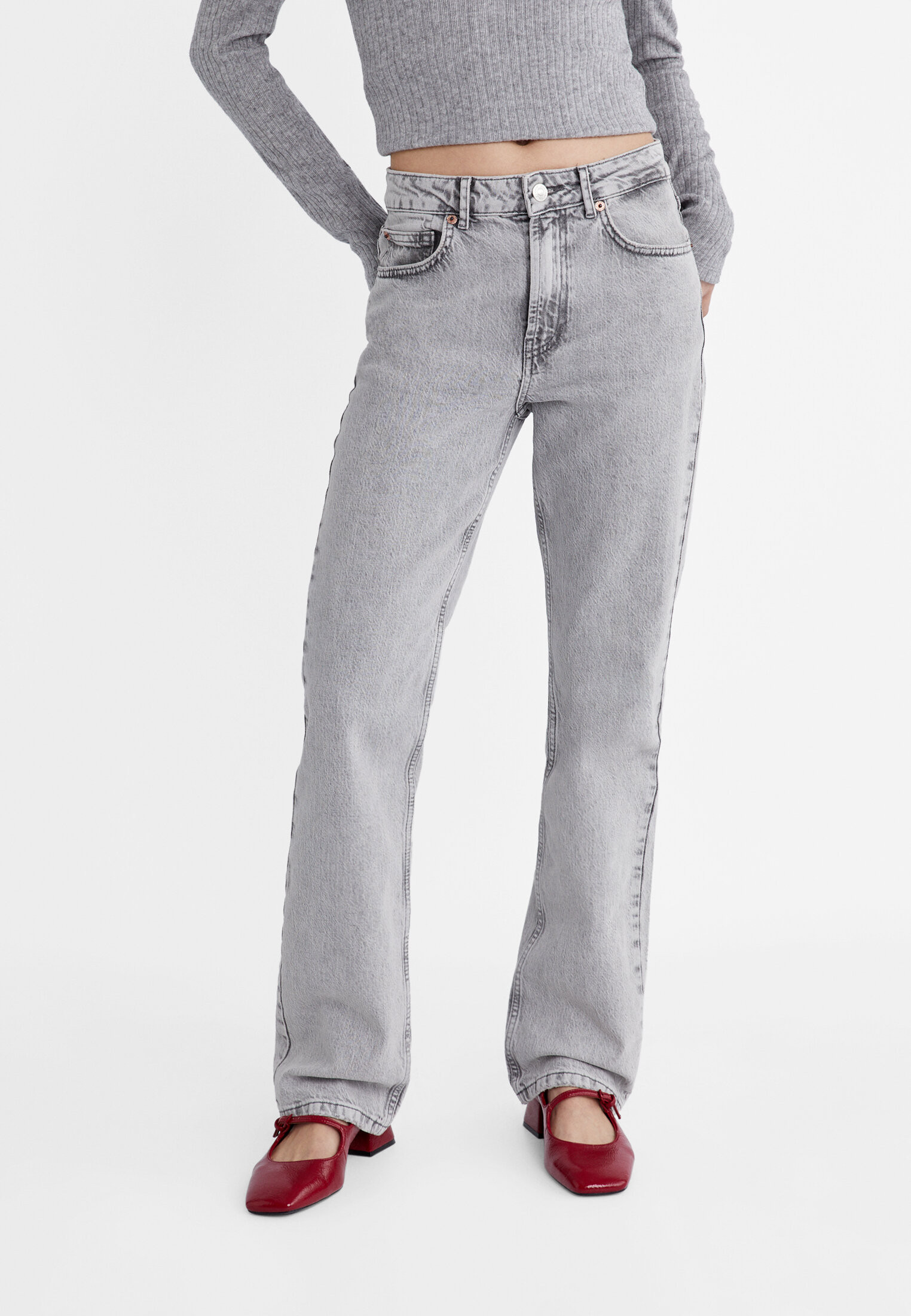 D98 straight vintage jeans | Stradivarius (UK)