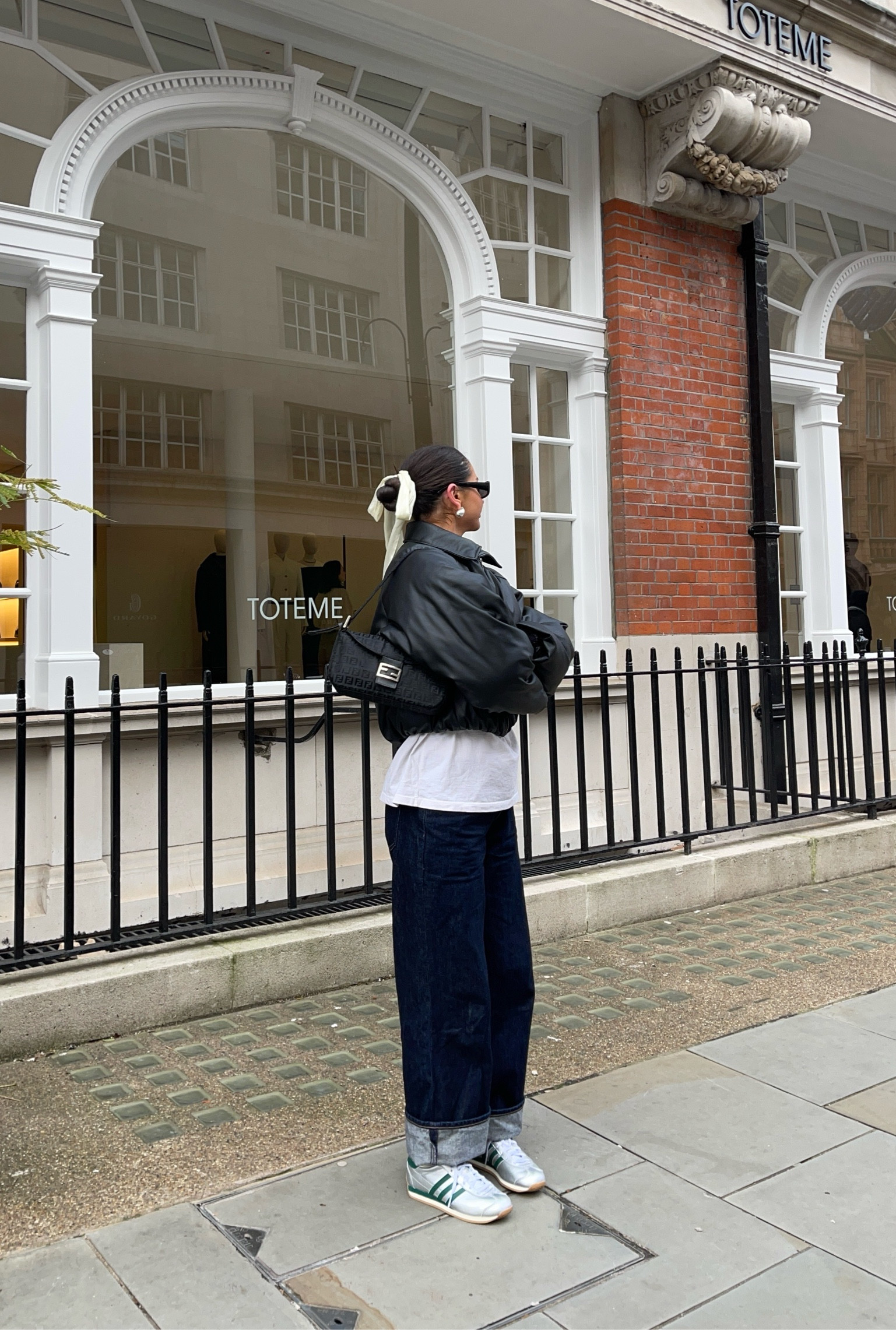 FAUX LEATHER QUILTED BOMBER JACKET curated on LTK