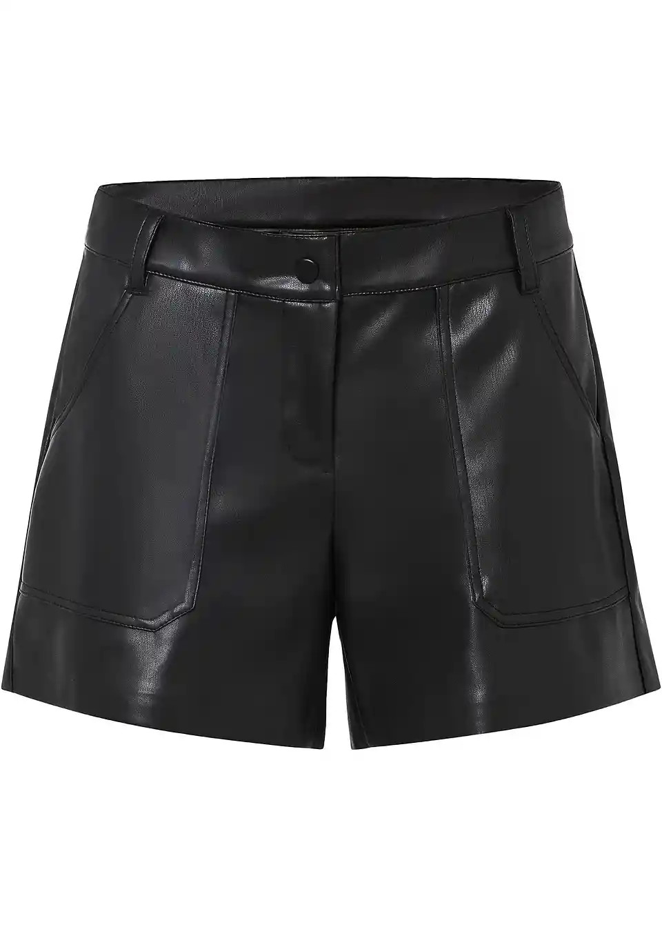 Kurze Lederimitat-Shorts | Bonprix DE