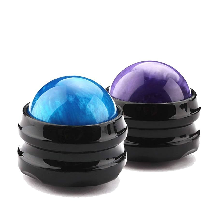 Massage Roller Ball,2-Pack Handheld Massage Therapy and Relax Tool for Sore Muscles,Joint Pain Re... | Amazon (US)