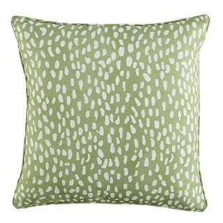 Thandie Watercolor Print Outdoor Pillow Cover - Spa - 20" x 20" - Ballard Designs | Ballard Designs, Inc.
