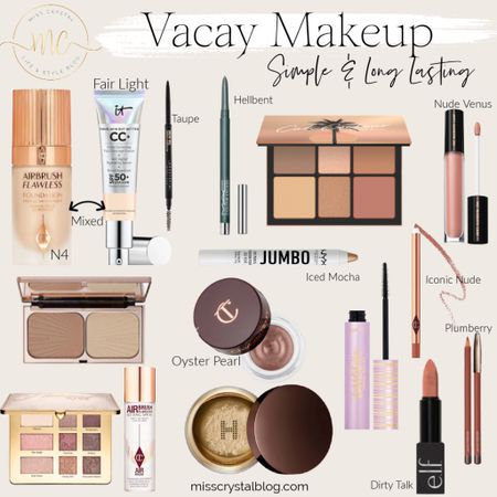 Simple and long lasting vacation makeup. 

#LTKbeauty #LTKtravel #LTKover40