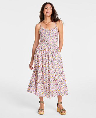 Women's Soft Corset Midi Dress, Created for Macy's | Macy's