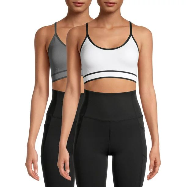 Avia Low Support Cami Sports Bra, 2-pack | Walmart (US)