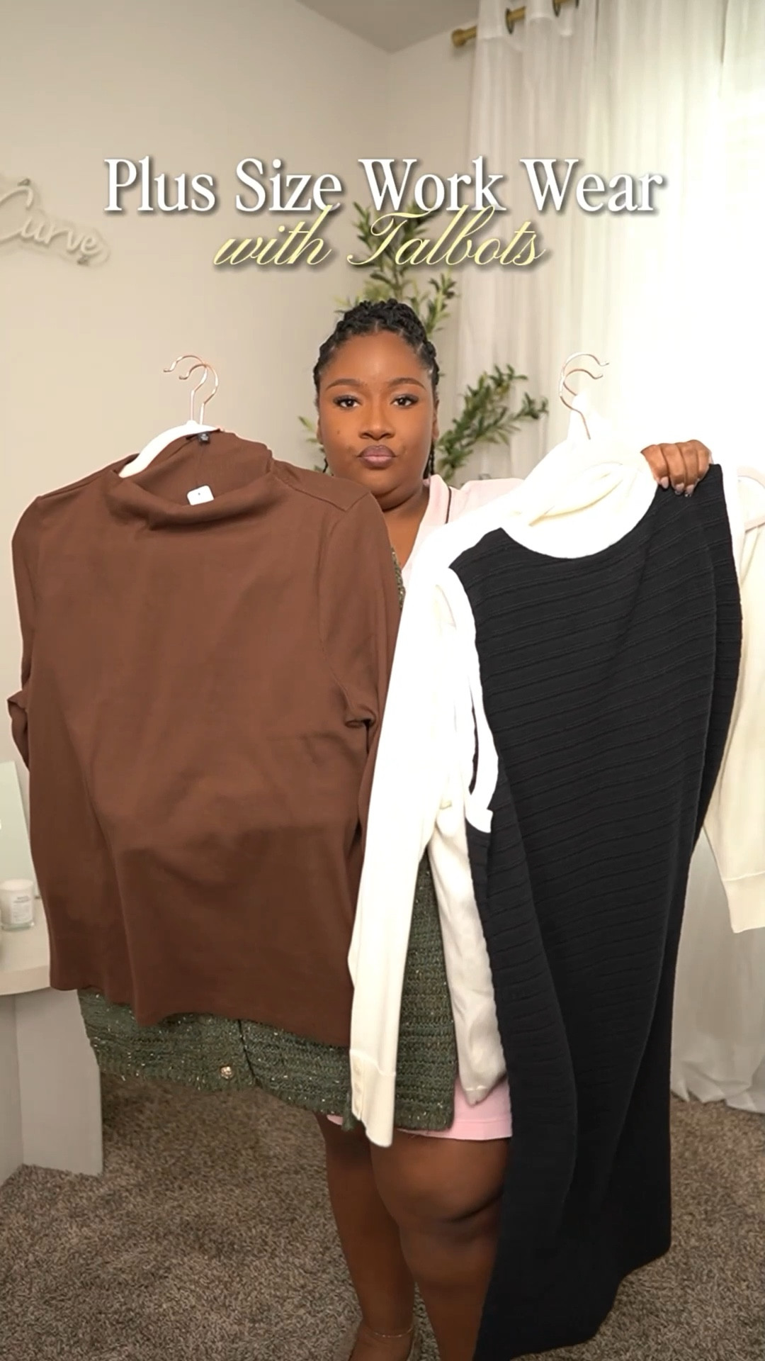 #TalbotsPartner Plus Size Work Wear: Here are a few plus-size work outfits for business and corporate women! All outfits are from @Talbotsofficial #ad #Talbots 

Plus-size satin skirt. Plus-size fashion. Turtleneck. Leopard skirt. Corduroy skirt. Monochromatic outfits. Plus-size outfits. Work outfits. Business casual. Sweater dress

#LTKWorkwear #LTKPlusSize