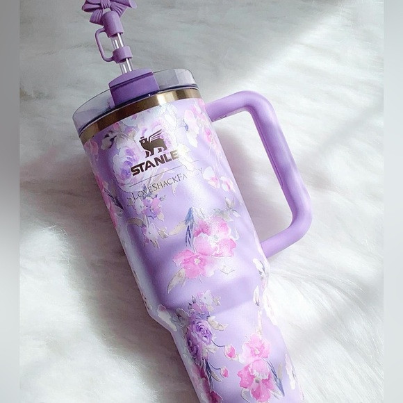 Stanley x Loveshackfancy collab 40 oz Happy Thoughts | Poshmark