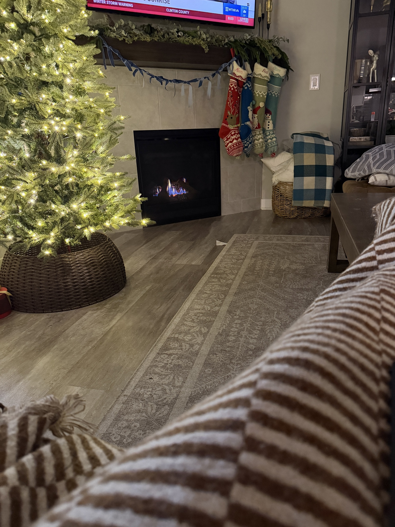 Able to work from home today!  Yay!  And enjoy my new blanket! 
#homedecor #throws #livingroom 

#LTKmorningroutine #LTKdayinmylife #LTKSeasonal