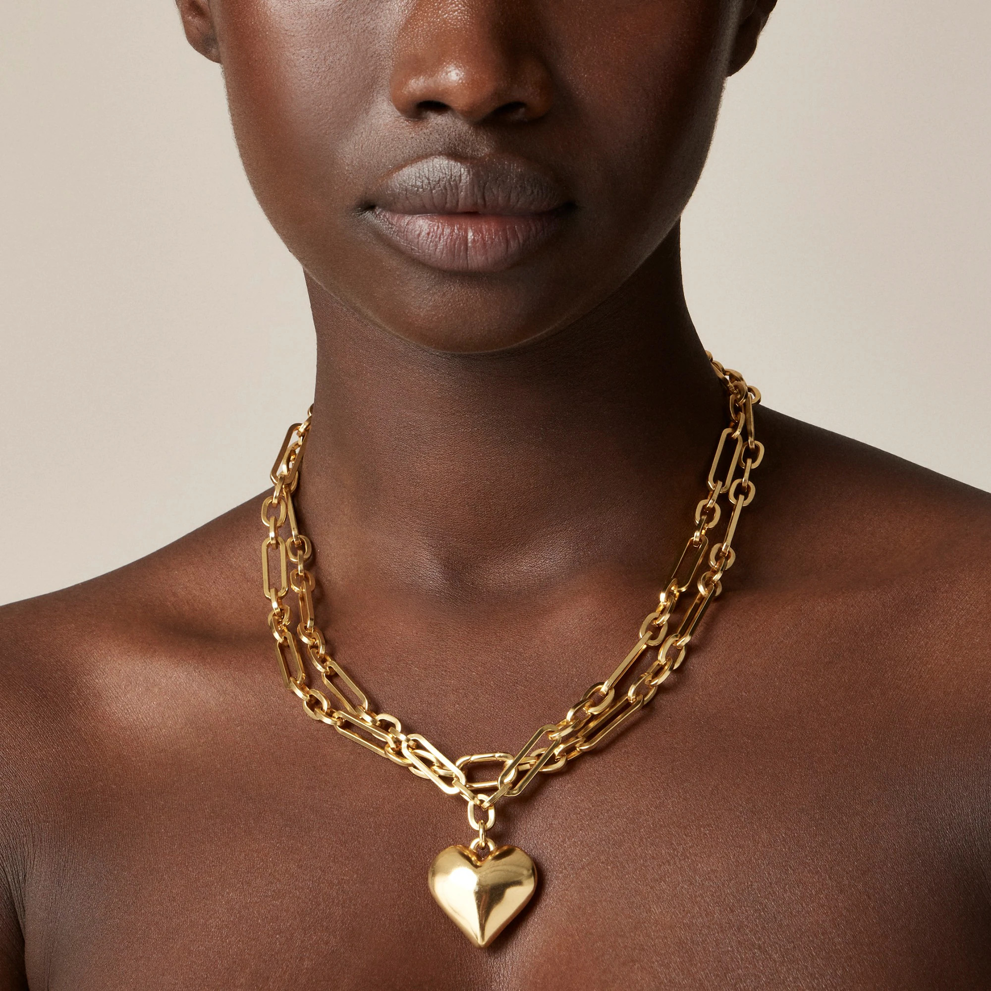 Heart pendant necklace | J. Crew US