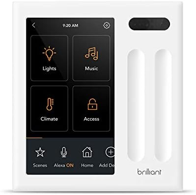 Brilliant Smart Home Control (2-Switch Panel) — Alexa Built-In & Compatible with Ring, Sonos, Hue, G | Amazon (US)