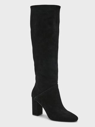 Tall Suede Slouchy Boot | Banana Republic (US)