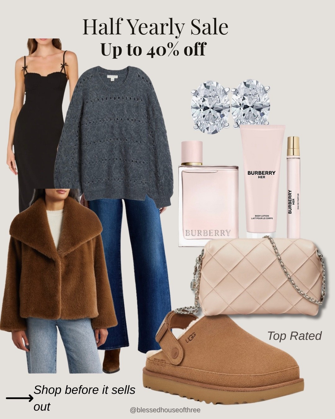 Half Yearly Sale finds you’ll actually wear on repeat 🤍 cozy staples, elevated basics, and a few luxe treats all up to 40% off. These are the kind of pieces that sell out fast every sale — I linked my favorites so you can shop before sizes are gone.

half yearly sale finds, up to 40% off fashion, statement coat, winter wardrobe staples sale, cozy winter outfits women, neutral fashion finds, faux fur jacket outfit, ugg slippers women sale, burberry her perfume gift set, designer beauty sale, quilted shoulder bag neutral, elevated everyday outfits, classic winter style women, ltk sale finds, affordable luxury fashion, women’s fashion deals winter, capsule wardrobe essentials sale, trending ltk sale items

#LTKBeauty #LTKSeasonal #LTKSaleAlert