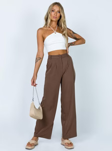 Archer Pants Brown | Princess Polly US