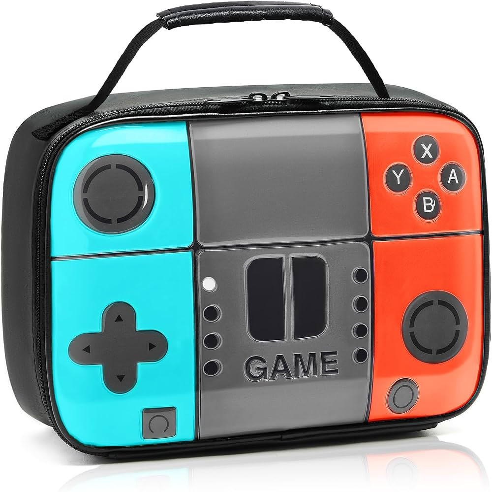 Kids Lunch Box, Boys Lunch Box Game Leather Lunch Bag for School, Picnic Hiking Beach Travel Offi... | Amazon (US)